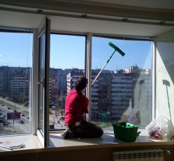 Мытье окон в однокомнатной квартире Козельск